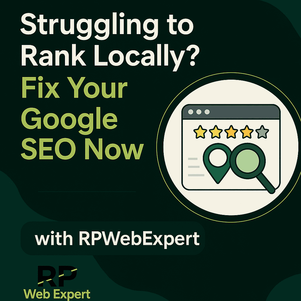 Fix Your Local Google SEO with RPWebExpert | Rank Near Me Faster
