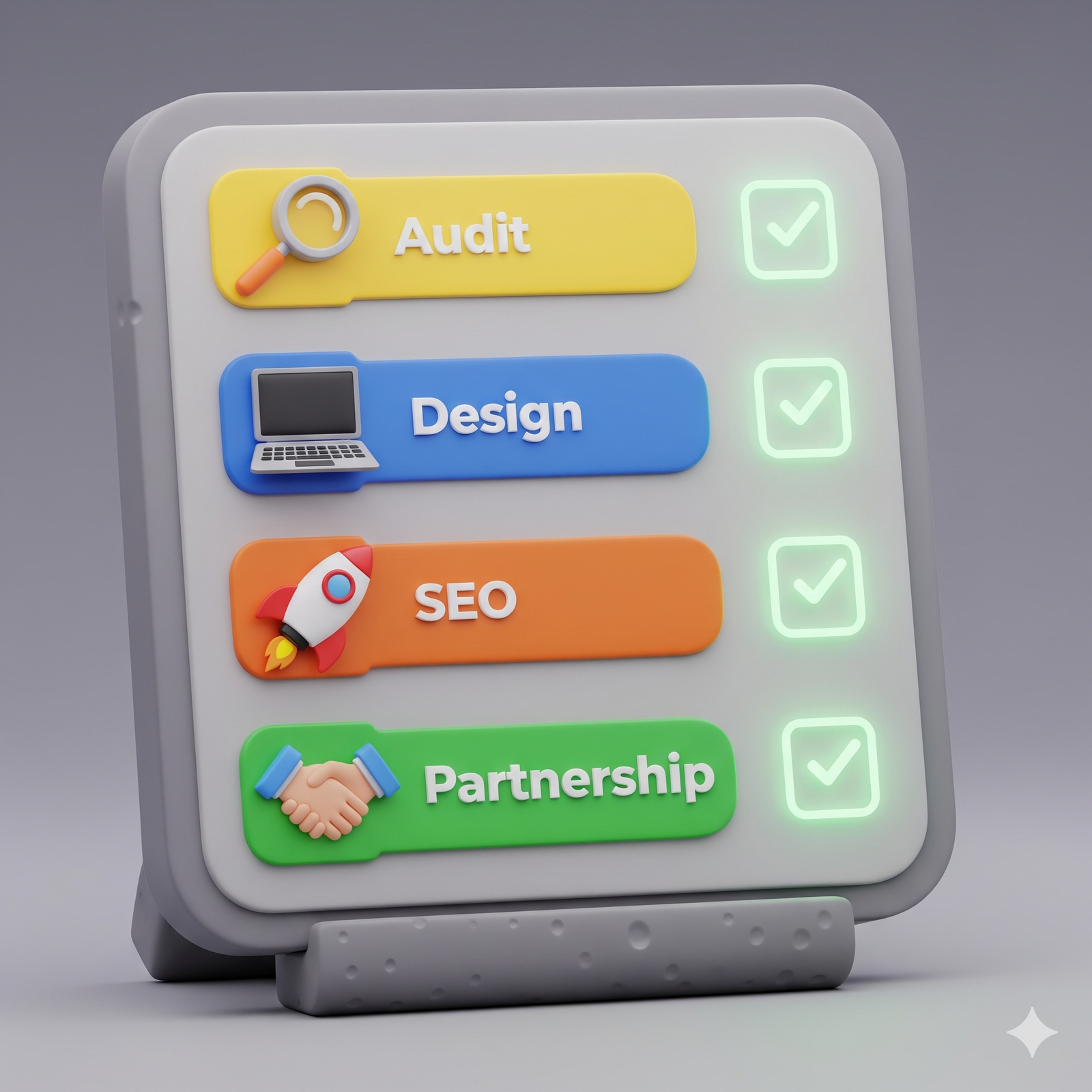 Checklist for choosing the best web design company in California.